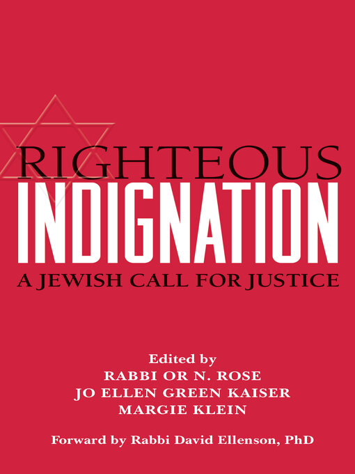 Title details for Righteous Indignation by Or N. Rose - Available